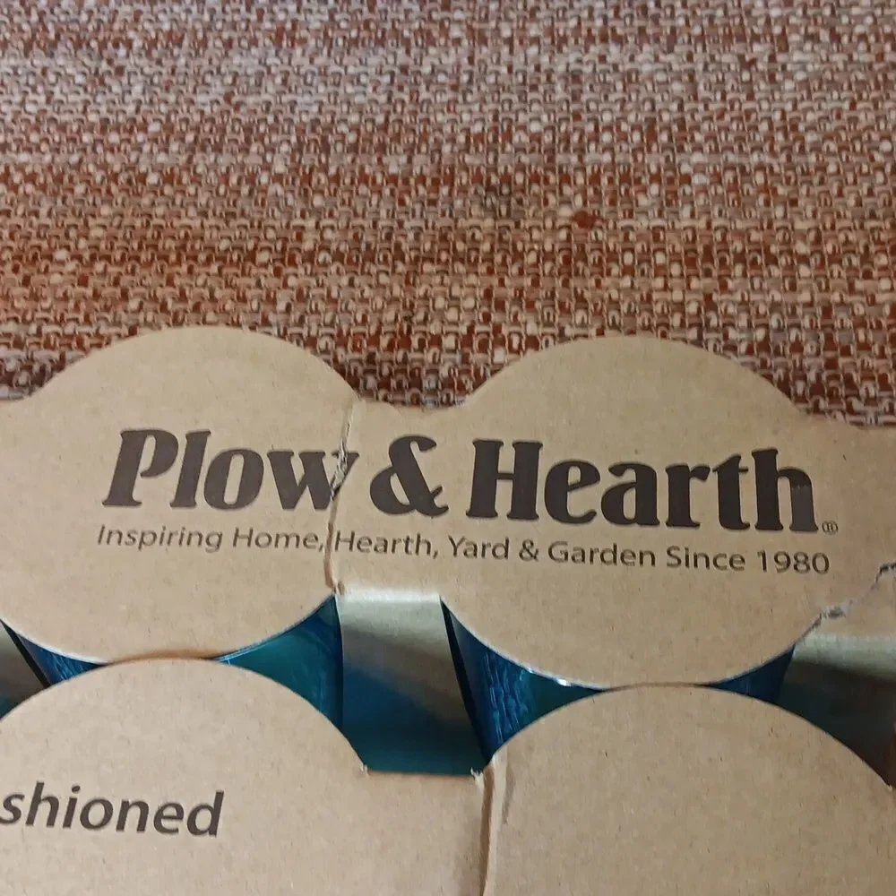 Plow & Hearth Lake Blue Acrylic Short 15oz. Tumblers Set Of 6 New‎